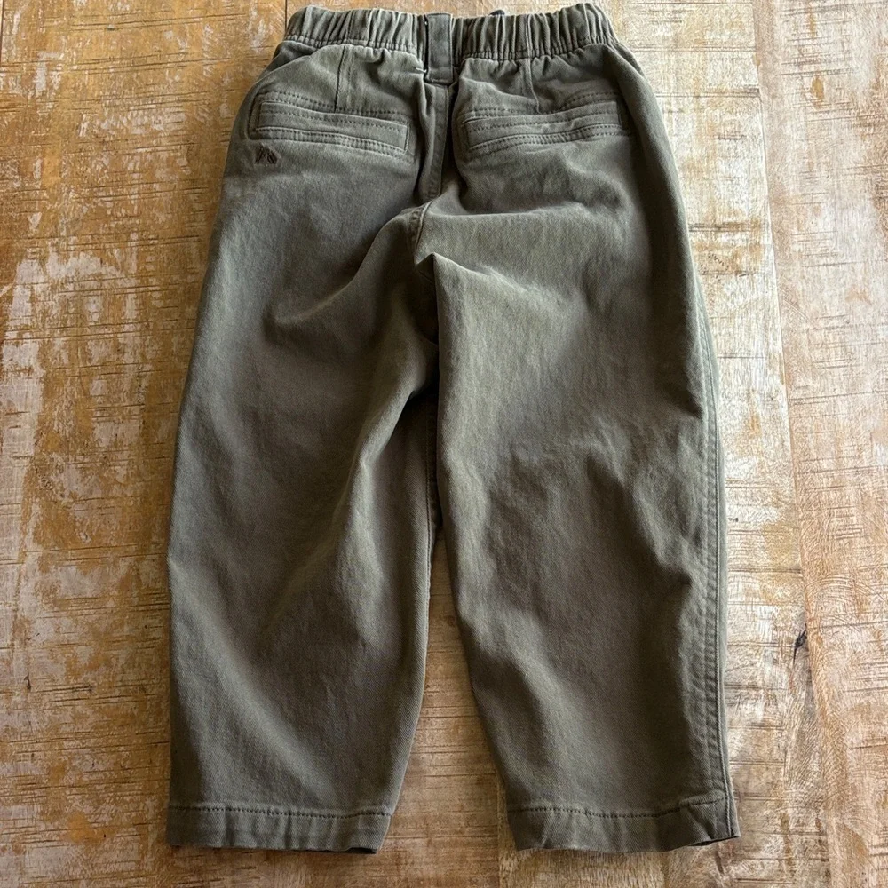 Zara Kids' Olive and Navy Pants size 6